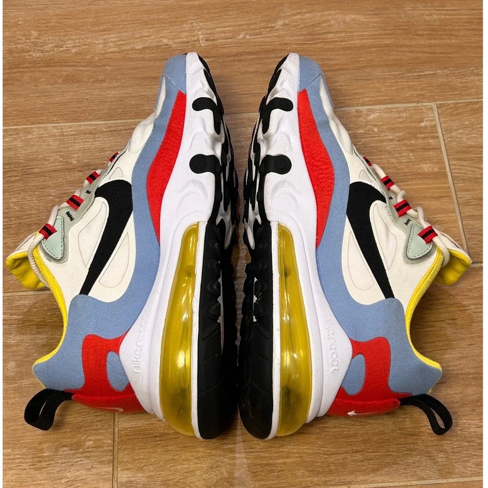 Nike Air Max 270 React Bauhaus Multi‎ Color Sneakers Women's 8